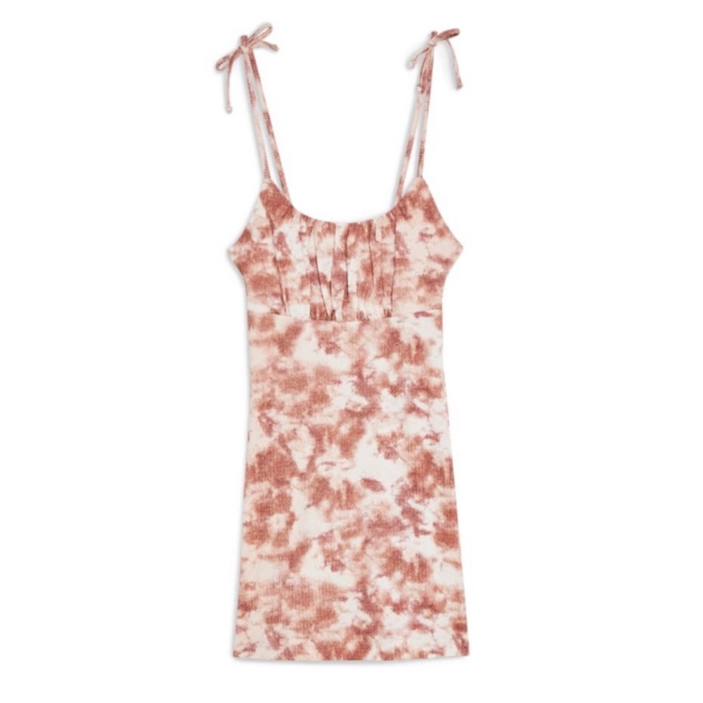 Topshop Tie Dye Printed Minidress